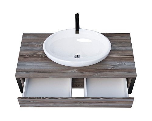 Тумба под раковину 1MarKa Grunge Loft 70П Ц0000015941 подвесная Дуб Намибия