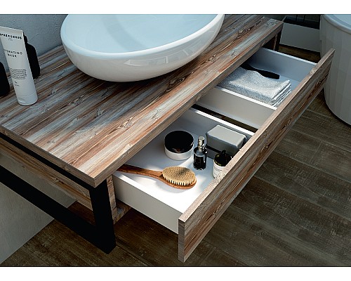 Тумба под раковину 1MarKa Grunge Loft 70П Ц0000015941 подвесная Дуб Намибия