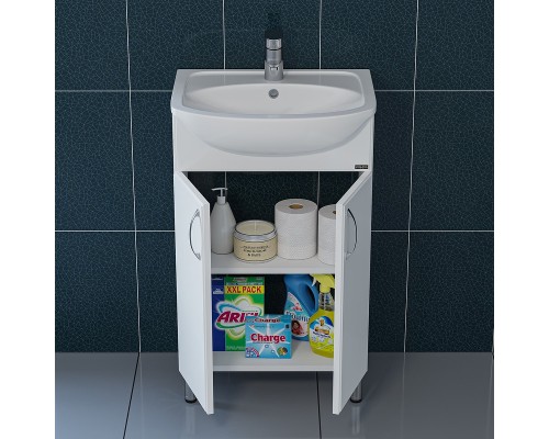 Тумба под раковину СанТа Сити 50 201068 Белая