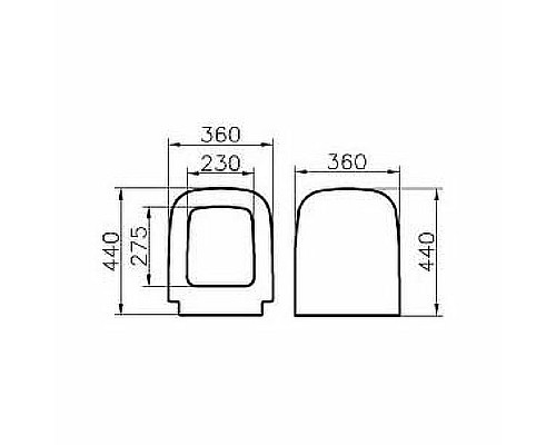 Сиденье для унитаза Vitra S 20 177-003-009 Белое с Микролифтом
