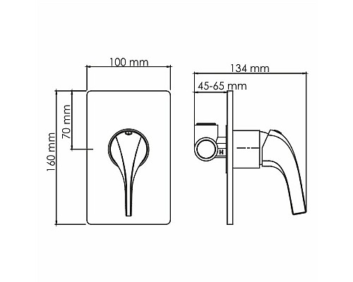 Душевая система WasserKRAFT А71183 Золото