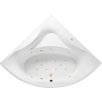 Акриловая ванна Excellent Glamour 150x150 с гидромассажем