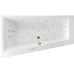 Акриловая ванна Excellent Sfera Slim 170x100 L Ultra Золото с гидромассажем