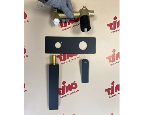 Смеситель для раковины Timo Anni 2771/03SM Черный матовый