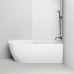 Ванна из искусственного камня Salini Sofia Corner Right 170х85 Белая матовая