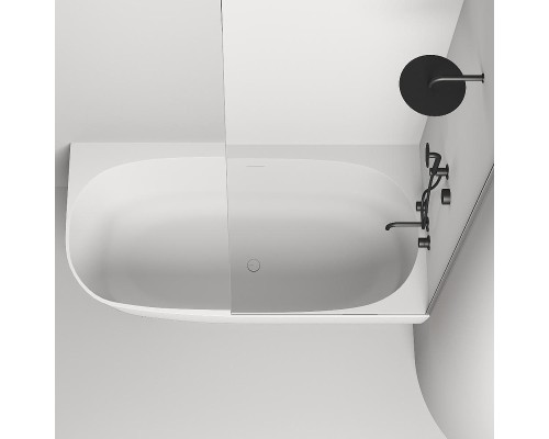 Ванна из искусственного камня Salini Sofia Corner Right 170х85 Белая матовая