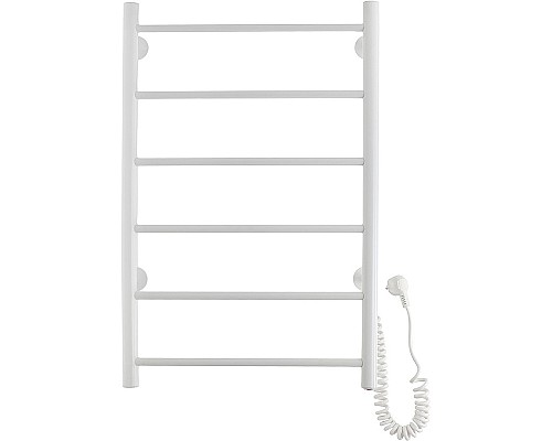 Электрический полотенцесушитель Domoterm Классик DMT 109-6 50x80 EK R Белый матовый Электрический полотенцесушитель Domoterm Классик DMT 109-6 50x80 EK R Белый матовый