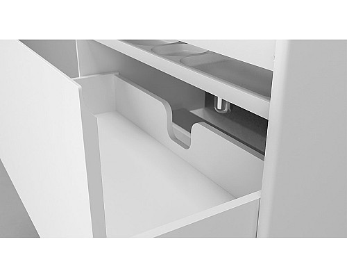 Тумба под раковину Velvex Klaufs 100 tpKLA.100.2Y.NEW-616.216 подвесная Белая