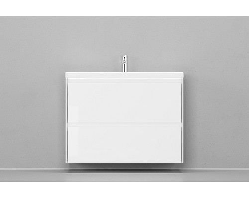 Тумба под раковину Velvex Klaufs 100 tpKLA.100.2Y.NEW-616.216 подвесная Белая