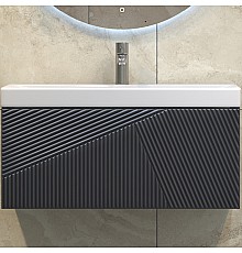 Тумба под раковину Velvex Edge 80 tp.EDG.9696.80.1Y подвесная Графит