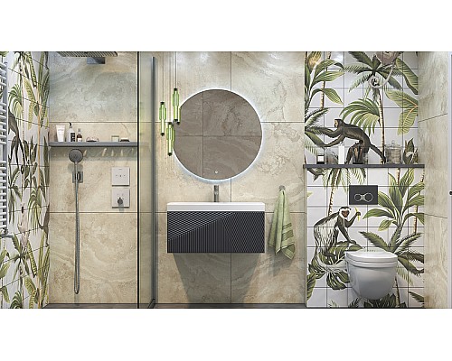 Тумба под раковину Velvex Edge 80 tp.EDG.9696.80.1Y подвесная Графит