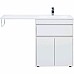 Тумба с раковиной Aquanet Токио 130 R 239216 Белая