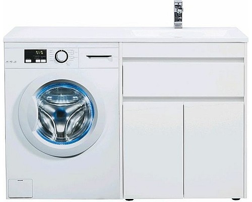 Тумба с раковиной Aquanet Токио 130 R 239216 Белая