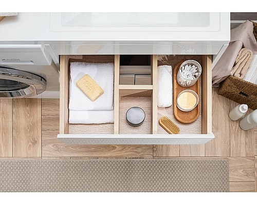 Тумба с раковиной Aquanet Токио 130 R 239216 Белая