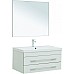 Комплект мебели для ванной Aquanet Верона 90 287639 подвесной Белый матовый