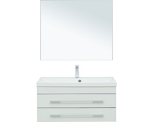 Комплект мебели для ванной Aquanet Верона 90 287639 подвесной Белый матовый