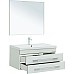 Комплект мебели для ванной Aquanet Верона 90 287639 подвесной Белый матовый