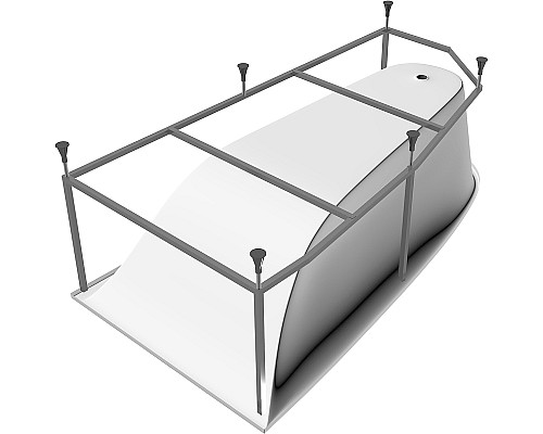 Акриловая ванна Vayer Boomerang 170x90 R Гл000009591 без гидромассажа