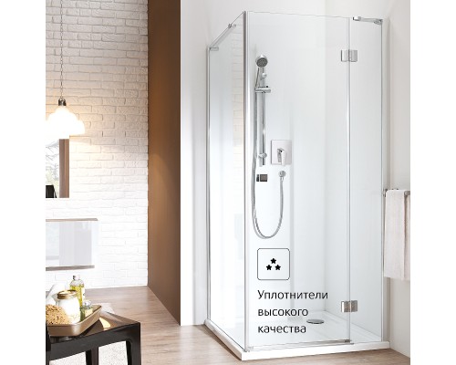Душевая дверь Roca Metropolis 160 профиль Хром стекло прозрачное