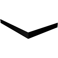 Панель для душевого поддона Ravak Gigant Pro 120х90 XA83GP71010BM Черная матовая