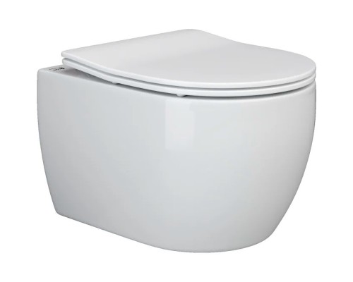 Комплект унитаза с инсталляцией Ceramicanova Play CN3001_1001W_1000 с сиденьем Микролифт и Белой клавишей смыва