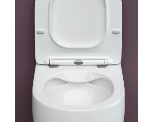 Комплект унитаза с инсталляцией Ceramicanova Play CN3001_1001W_1000 с сиденьем Микролифт и Белой клавишей смыва