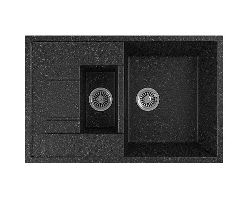 Кухонная мойка Domaci Бьелла DMC-21K DMC-21K-308 Черная Кухонная мойка Domaci Бьелла DMC-21K DMC-21K-308 Черная
