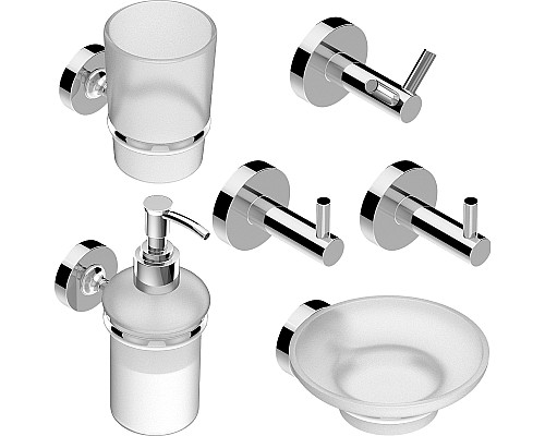 Набор аксессуаров для ванной STWORKI by Damixa Хельсинки HADB91300 Хром
