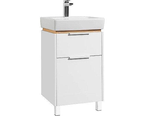 Комплект мебели для ванной STWORKI Дублин 50 406298 Белый Светлое дерево