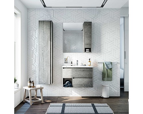 Шкаф пенал STWORKI Карлстад 30 249993 подвесной Дуб рошелье