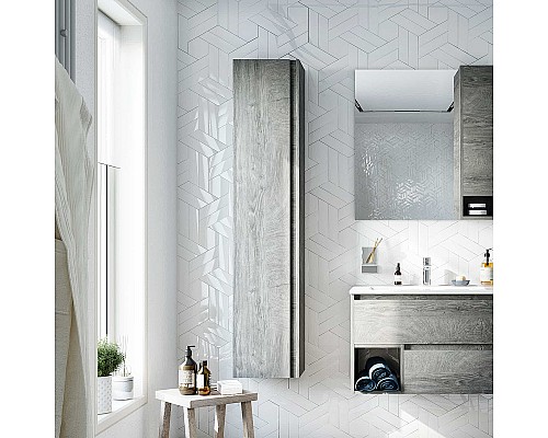 Шкаф пенал STWORKI Карлстад 30 249993 подвесной Дуб рошелье