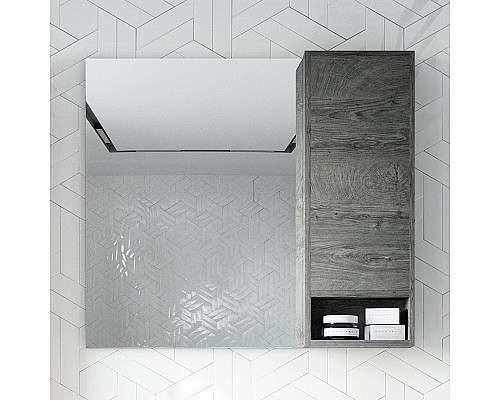 Зеркало со шкафом STWORKI Карлстад 90 R 249984 Дуб рошелье