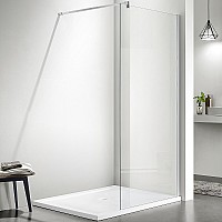 Душевая перегородка Aquatek 90 AQ WIW 09020CH профиль Хром стекло прозрачное