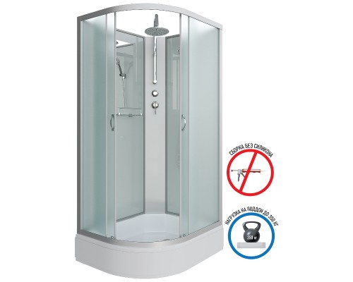 Душевая кабина Niagara Classic 110х90 R NG-33194-14RBKT без гидромассажа