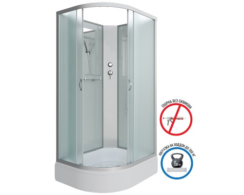 Душевая кабина Niagara Classic 130х90 R NG-33394-14RBK без гидромассажа