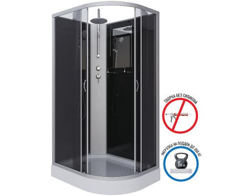 Душевая кабина Niagara Classic 120х80 L NG-3512-14LBKT без гидромассажа