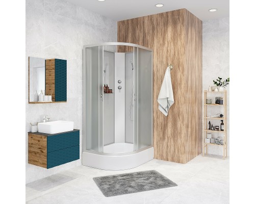 Душевая кабина Niagara Classic 100х80 R NG-33084-14RBK без гидромассажа