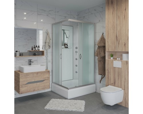 Душевая кабина Niagara Classic 90х80 NG-33984-14QBKG с гидромассажем