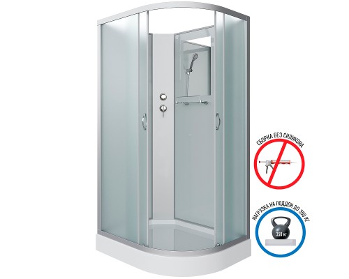 Душевая кабина Niagara Classic 120x80 L NG-3312-14LBK без гидромассажа