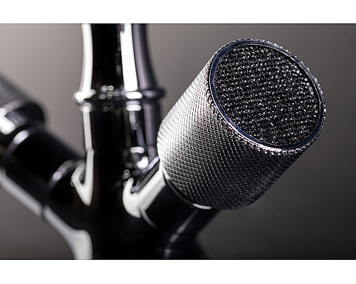 Смеситель для раковины Boheme Royal Cristal 272-Royal/CRSTblack Хром