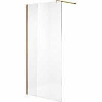 Душевая перегородка Niagara Nova 110 NG-643-11GOLD профиль Холодное золото стекло прозрачное