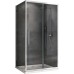 Душевой уголок Abber Schwarzer Diamant 130x85 профиль Хром стекло прозрачное