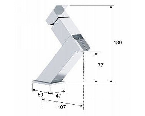 Смеситель для раковины Remer Flash ZC11 Хром