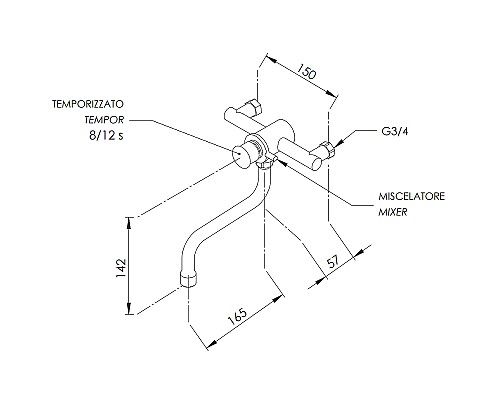 Смеситель для кухни Remer Tempor TE41M Хром