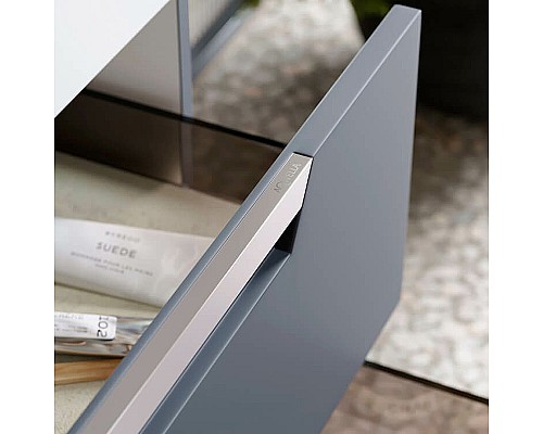 Тумба под раковину Aqwella Cube 90 CUB0109GR подвесная Серая матовая