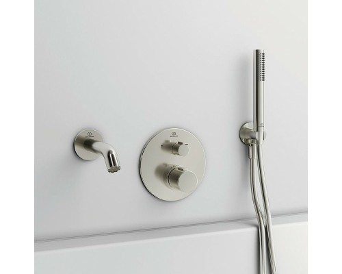 Смеситель для душа Ideal Standard Ceratherm T100 с термостатом Silver Storm