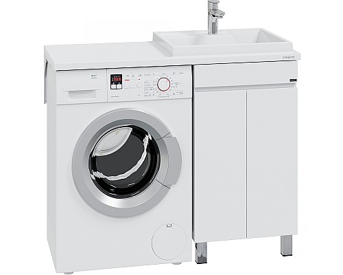 Тумба под раковину СанТа Марс 110 700312 Белая