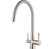 Смеситель для кухни Lemark Comfort Никель Серебро