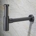 Сифон для раковины Black&White Universe Gun Metal, арт