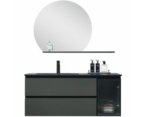 Тумба с раковиной Orans BC-2055-1200L 120 подвесная Темно-серая